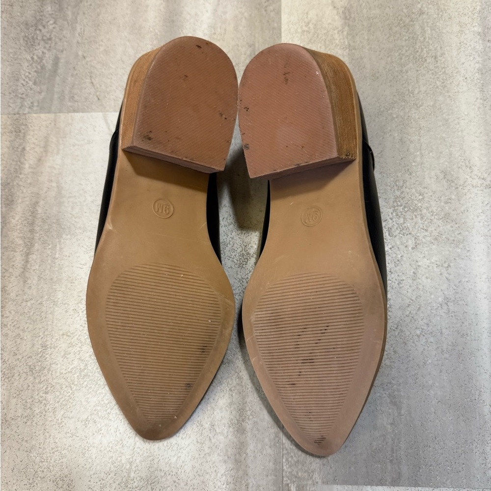 Cynthia Rowley Black Leather Flats - Picture 4 of 7